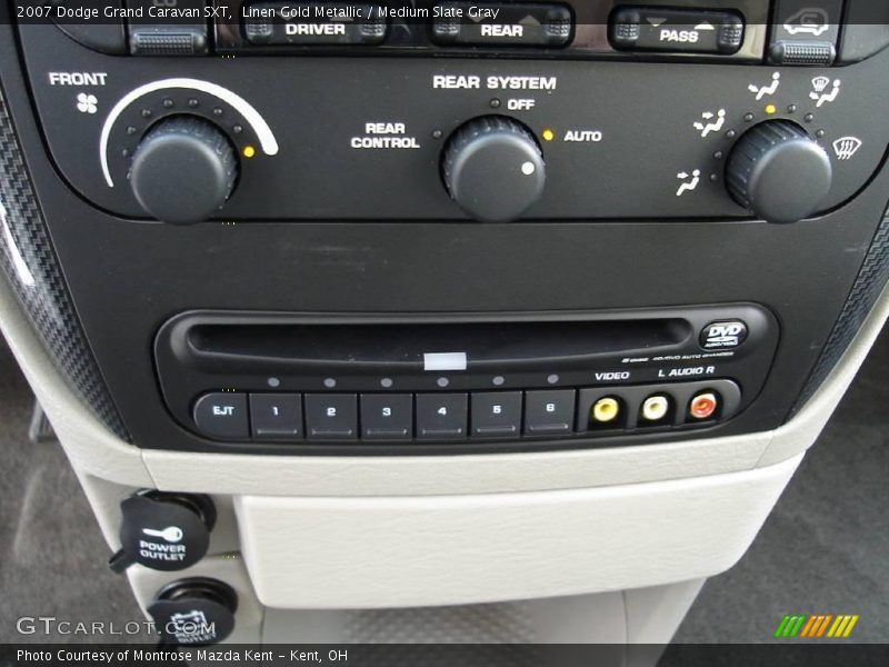 Linen Gold Metallic / Medium Slate Gray 2007 Dodge Grand Caravan SXT
