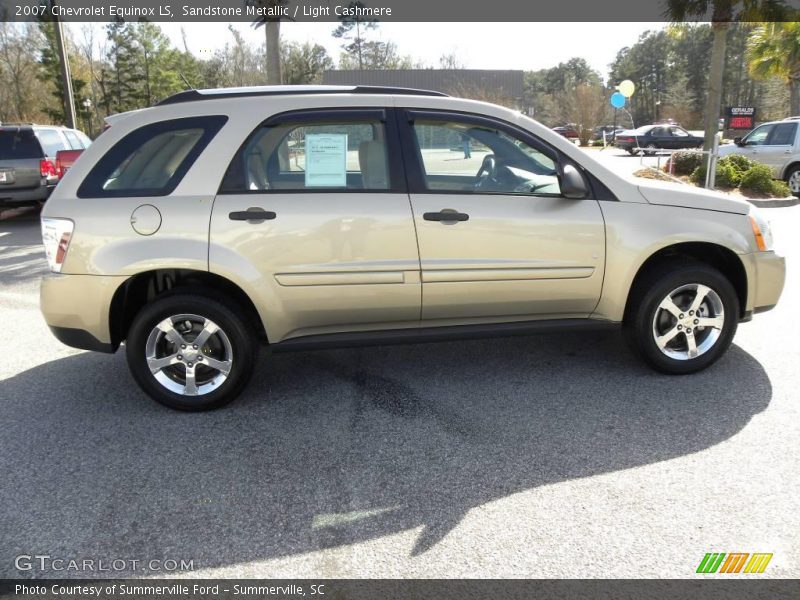 Sandstone Metallic / Light Cashmere 2007 Chevrolet Equinox LS
