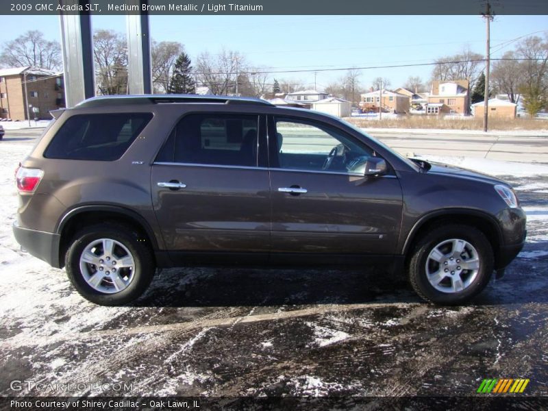 Medium Brown Metallic / Light Titanium 2009 GMC Acadia SLT