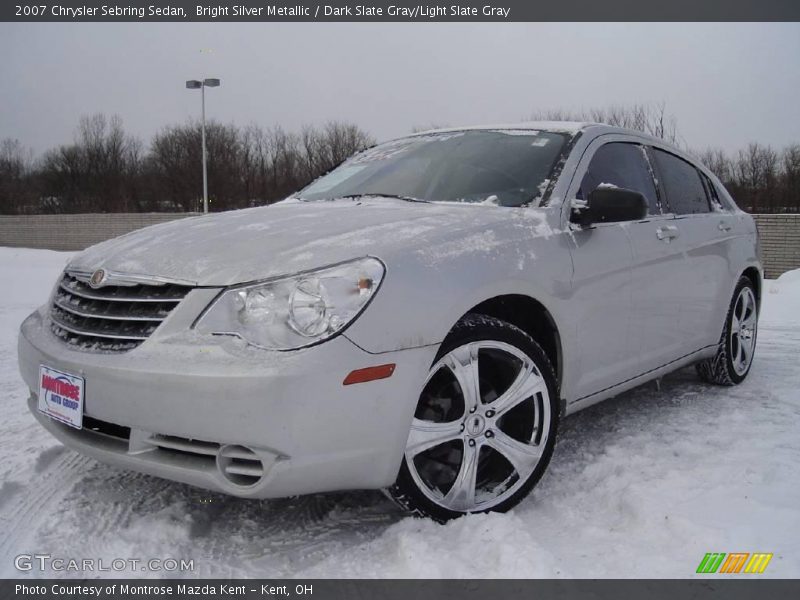 Bright Silver Metallic / Dark Slate Gray/Light Slate Gray 2007 Chrysler Sebring Sedan