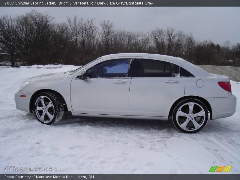 Bright Silver Metallic / Dark Slate Gray/Light Slate Gray 2007 Chrysler Sebring Sedan