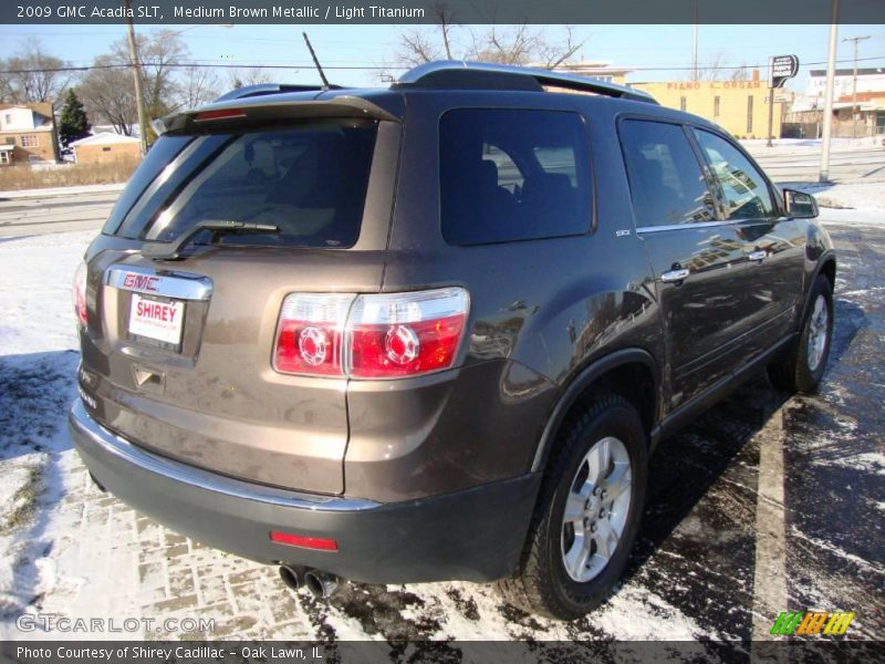 Medium Brown Metallic / Light Titanium 2009 GMC Acadia SLT