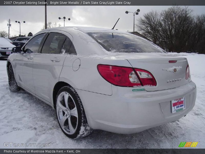 Bright Silver Metallic / Dark Slate Gray/Light Slate Gray 2007 Chrysler Sebring Sedan