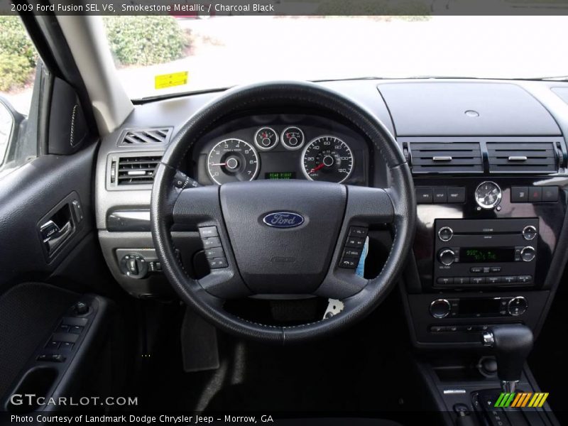 Smokestone Metallic / Charcoal Black 2009 Ford Fusion SEL V6