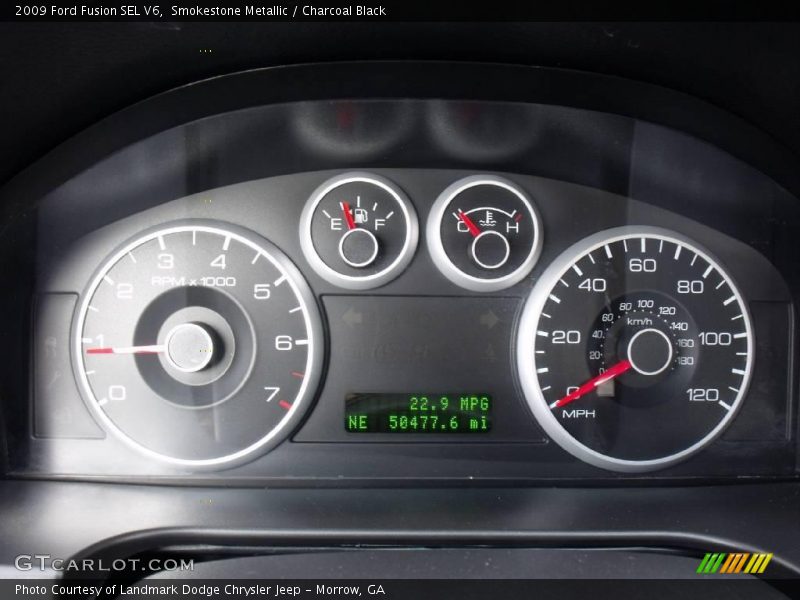 Smokestone Metallic / Charcoal Black 2009 Ford Fusion SEL V6