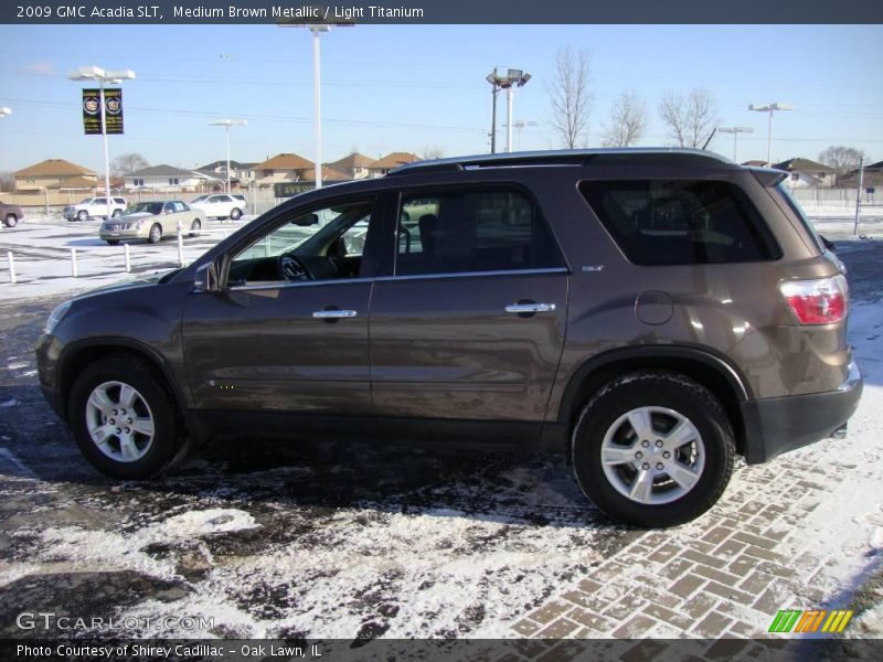 Medium Brown Metallic / Light Titanium 2009 GMC Acadia SLT