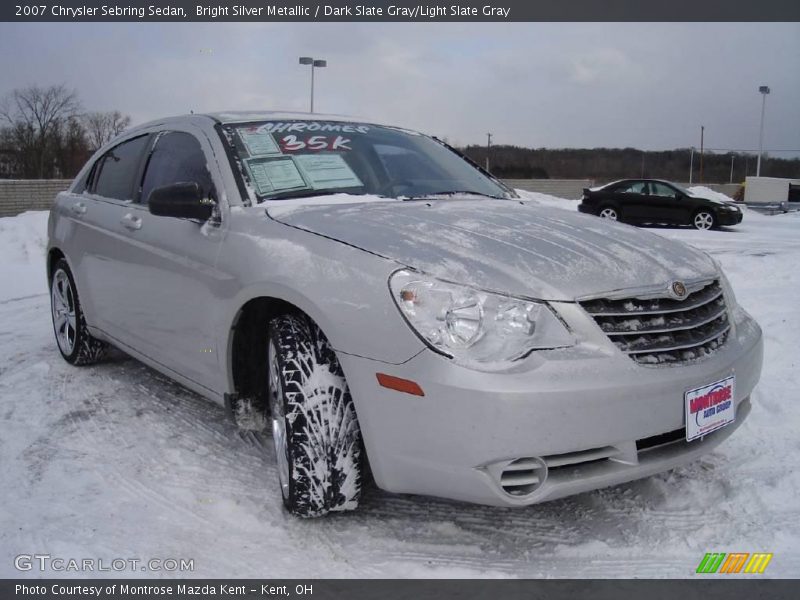 Bright Silver Metallic / Dark Slate Gray/Light Slate Gray 2007 Chrysler Sebring Sedan