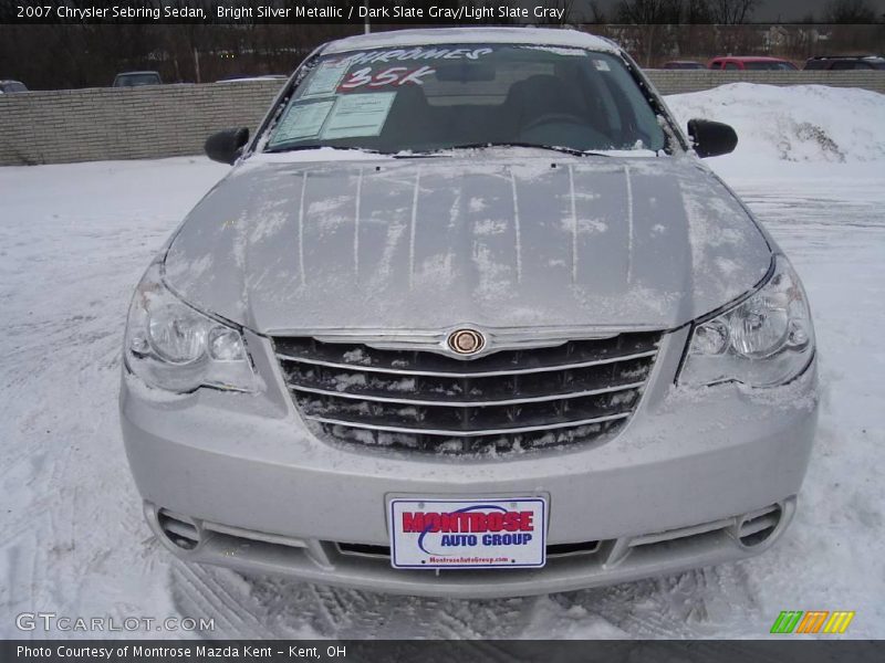 Bright Silver Metallic / Dark Slate Gray/Light Slate Gray 2007 Chrysler Sebring Sedan