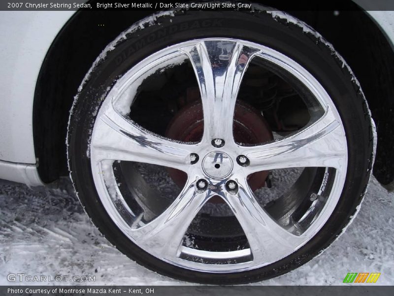 Bright Silver Metallic / Dark Slate Gray/Light Slate Gray 2007 Chrysler Sebring Sedan