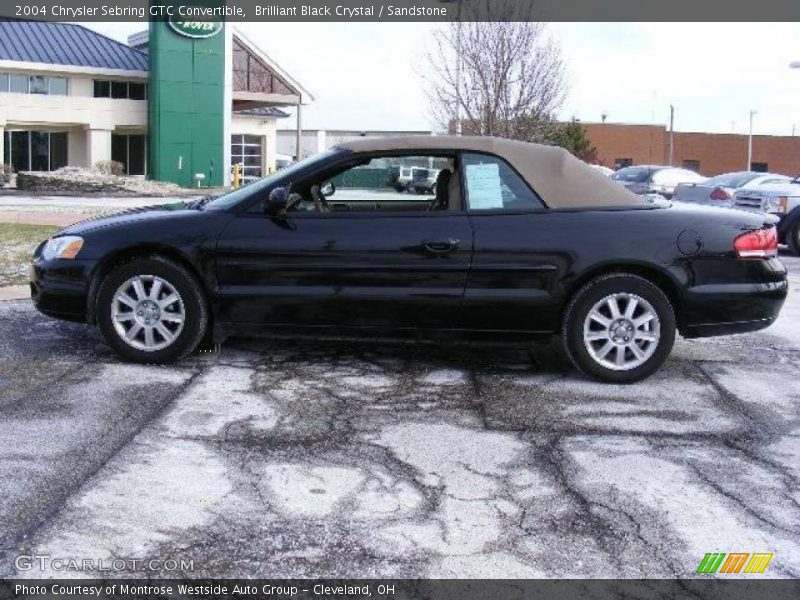 Brilliant Black Crystal / Sandstone 2004 Chrysler Sebring GTC Convertible