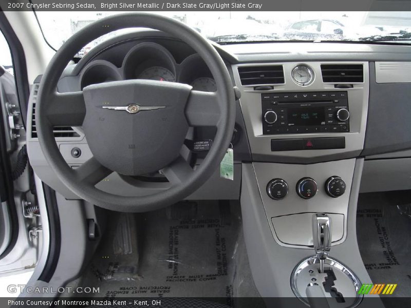 Bright Silver Metallic / Dark Slate Gray/Light Slate Gray 2007 Chrysler Sebring Sedan