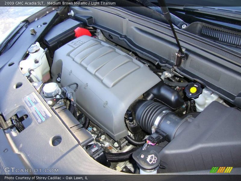 Medium Brown Metallic / Light Titanium 2009 GMC Acadia SLT