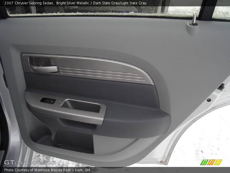 Bright Silver Metallic / Dark Slate Gray/Light Slate Gray 2007 Chrysler Sebring Sedan