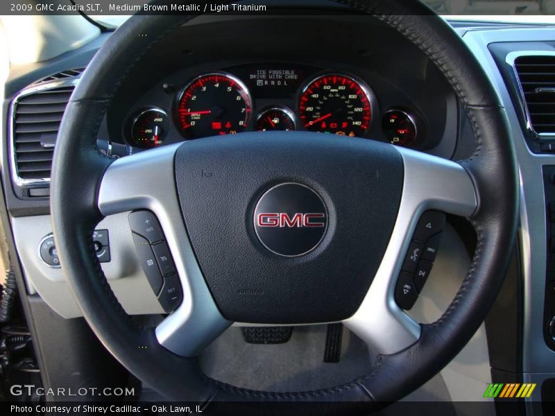 Medium Brown Metallic / Light Titanium 2009 GMC Acadia SLT