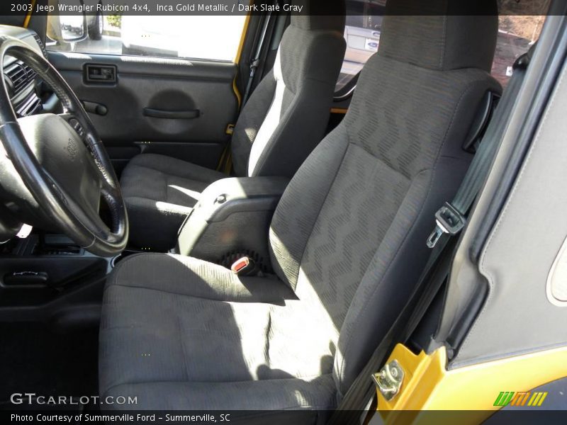 Inca Gold Metallic / Dark Slate Gray 2003 Jeep Wrangler Rubicon 4x4