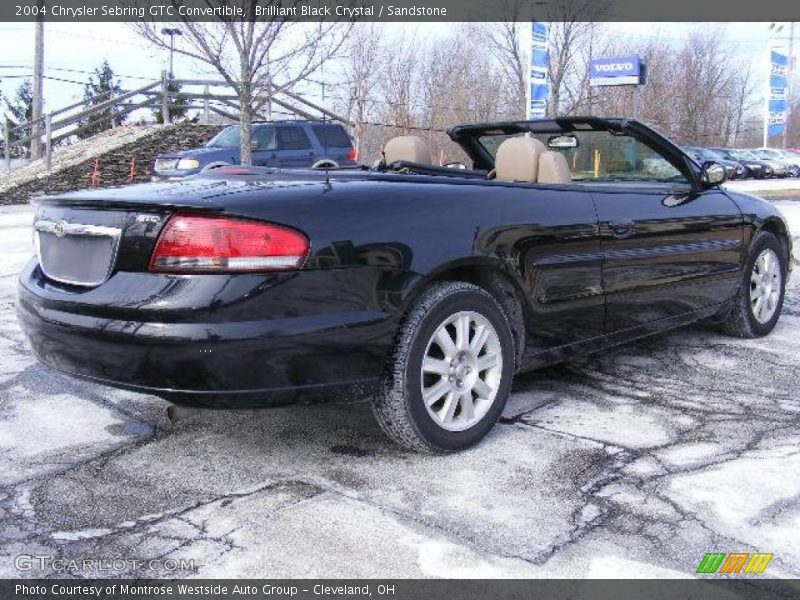 Brilliant Black Crystal / Sandstone 2004 Chrysler Sebring GTC Convertible