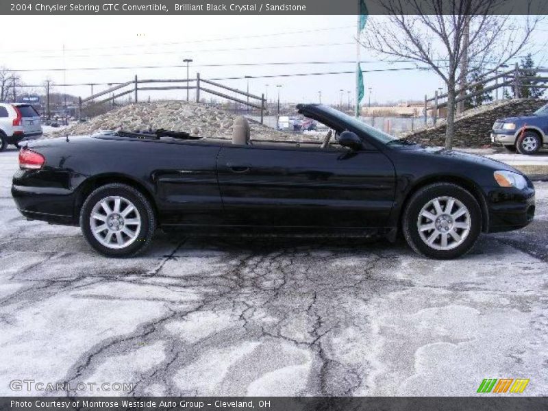 Brilliant Black Crystal / Sandstone 2004 Chrysler Sebring GTC Convertible