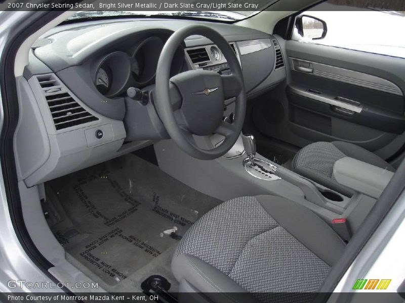 Bright Silver Metallic / Dark Slate Gray/Light Slate Gray 2007 Chrysler Sebring Sedan