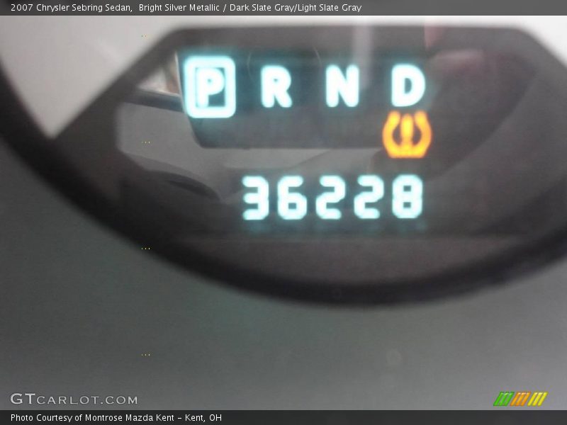 Bright Silver Metallic / Dark Slate Gray/Light Slate Gray 2007 Chrysler Sebring Sedan
