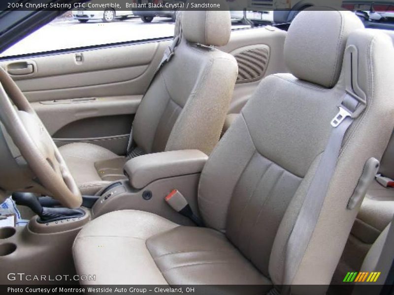 Brilliant Black Crystal / Sandstone 2004 Chrysler Sebring GTC Convertible