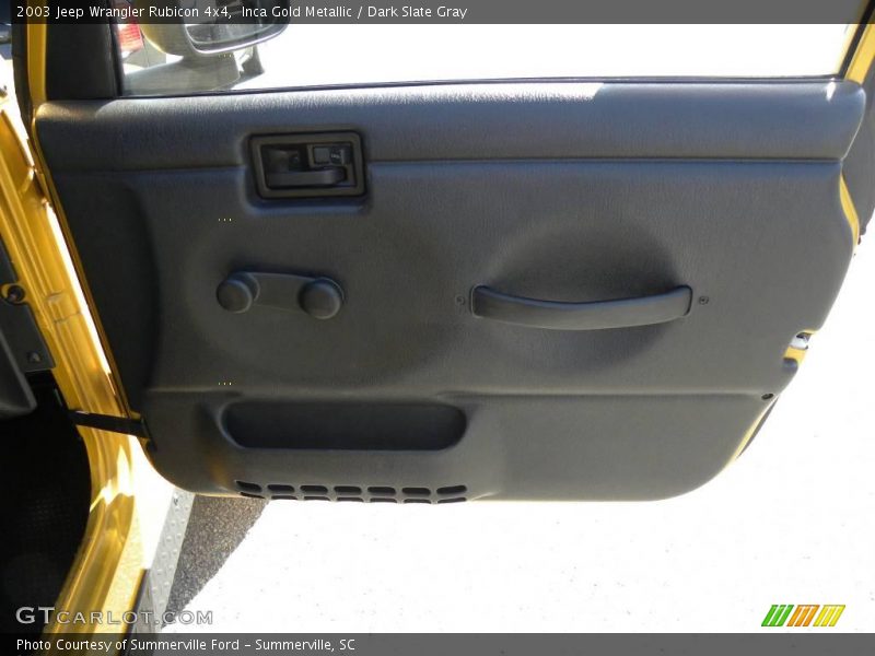 Inca Gold Metallic / Dark Slate Gray 2003 Jeep Wrangler Rubicon 4x4