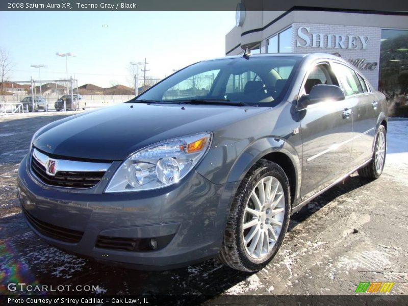 Techno Gray / Black 2008 Saturn Aura XR