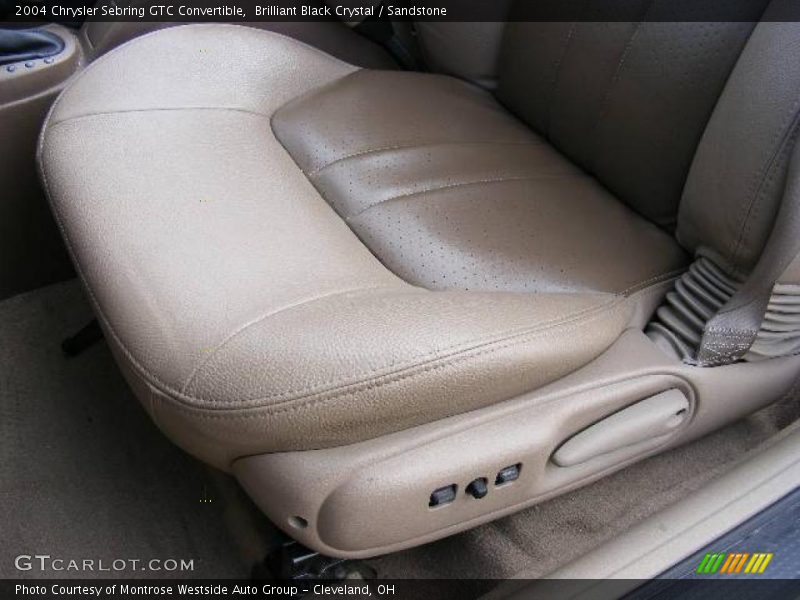 Brilliant Black Crystal / Sandstone 2004 Chrysler Sebring GTC Convertible