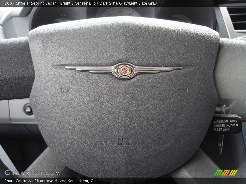 Bright Silver Metallic / Dark Slate Gray/Light Slate Gray 2007 Chrysler Sebring Sedan