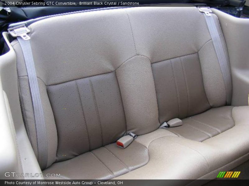 Brilliant Black Crystal / Sandstone 2004 Chrysler Sebring GTC Convertible