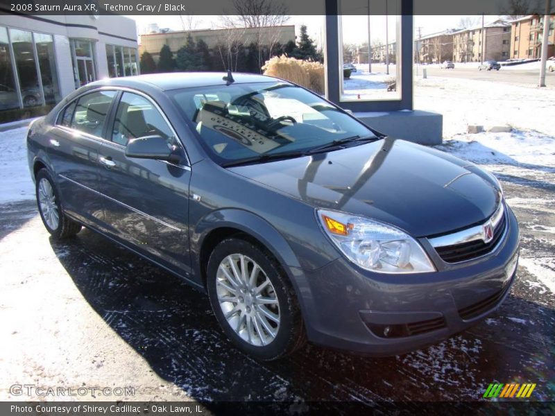 Techno Gray / Black 2008 Saturn Aura XR