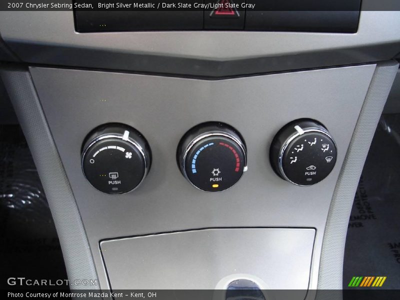 Bright Silver Metallic / Dark Slate Gray/Light Slate Gray 2007 Chrysler Sebring Sedan