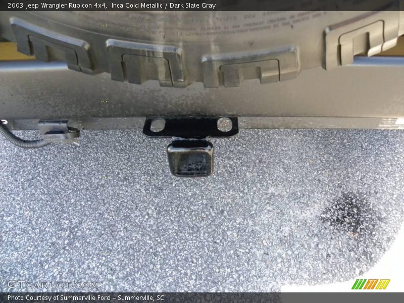 Inca Gold Metallic / Dark Slate Gray 2003 Jeep Wrangler Rubicon 4x4