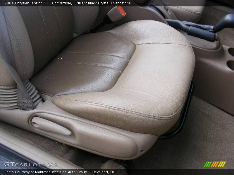 Brilliant Black Crystal / Sandstone 2004 Chrysler Sebring GTC Convertible