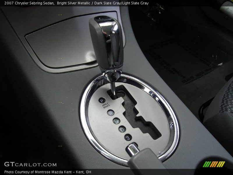 Bright Silver Metallic / Dark Slate Gray/Light Slate Gray 2007 Chrysler Sebring Sedan