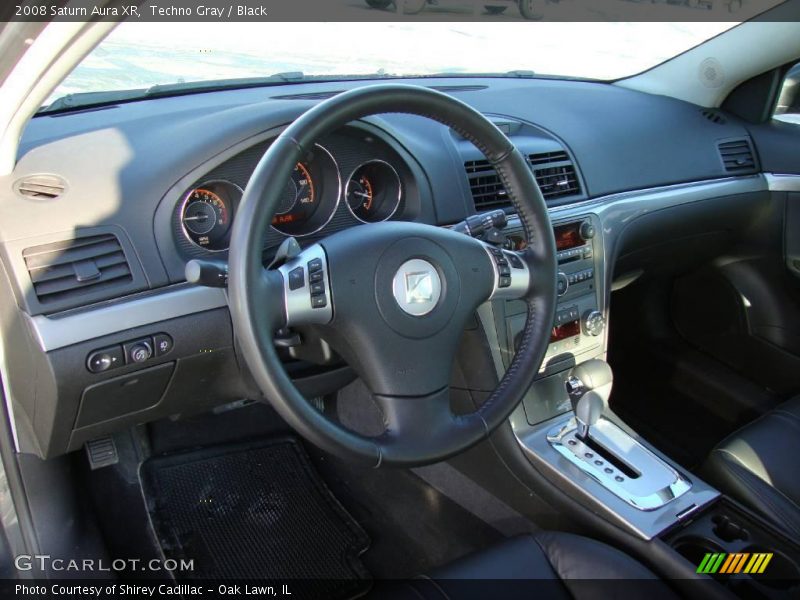 Techno Gray / Black 2008 Saturn Aura XR