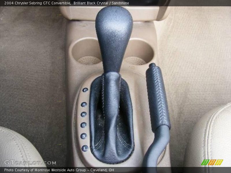 Brilliant Black Crystal / Sandstone 2004 Chrysler Sebring GTC Convertible