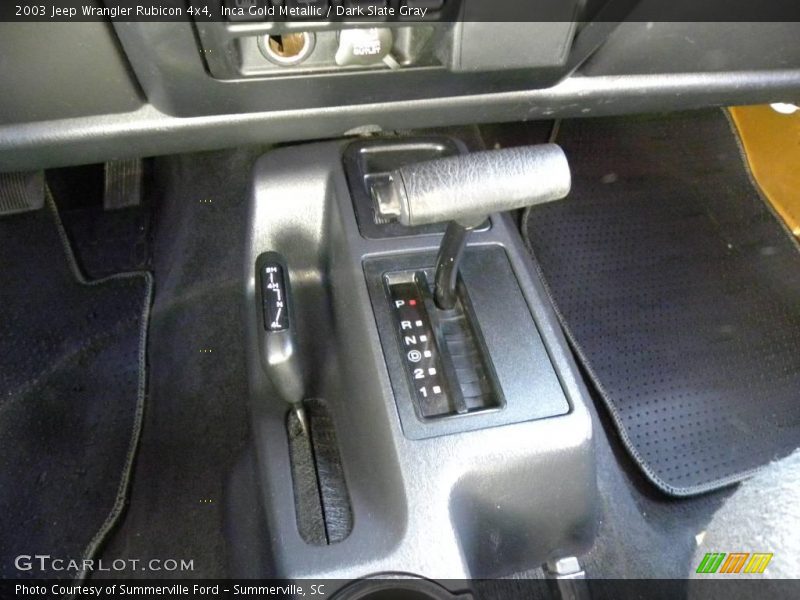 Inca Gold Metallic / Dark Slate Gray 2003 Jeep Wrangler Rubicon 4x4