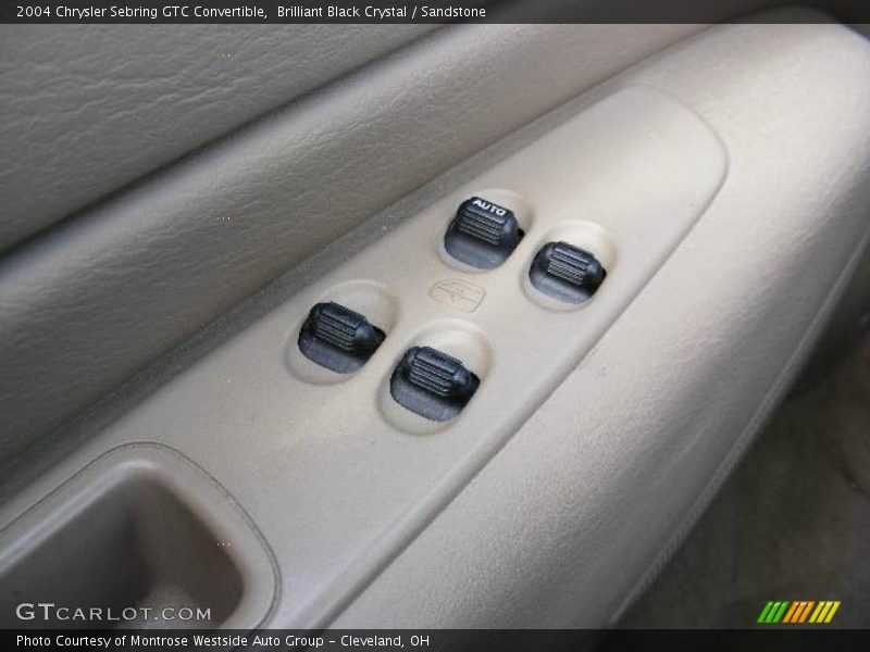 Brilliant Black Crystal / Sandstone 2004 Chrysler Sebring GTC Convertible