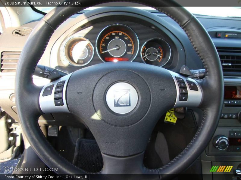 Techno Gray / Black 2008 Saturn Aura XR