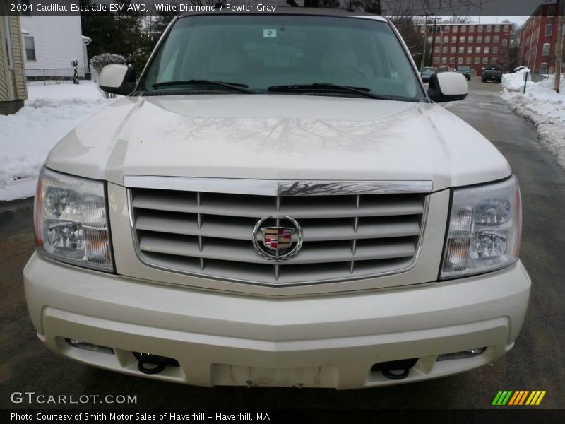 White Diamond / Pewter Gray 2004 Cadillac Escalade ESV AWD