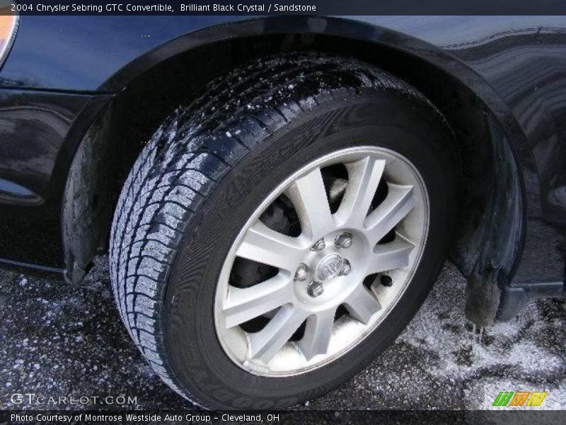 Brilliant Black Crystal / Sandstone 2004 Chrysler Sebring GTC Convertible