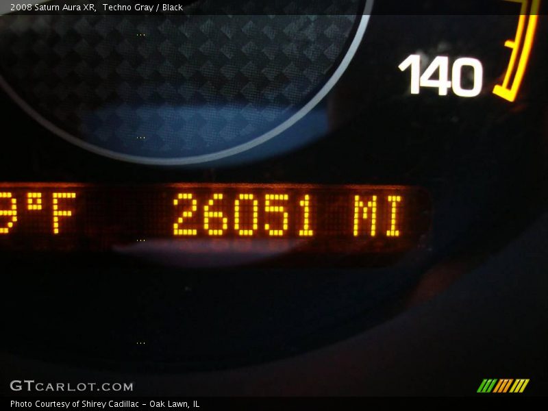 Techno Gray / Black 2008 Saturn Aura XR