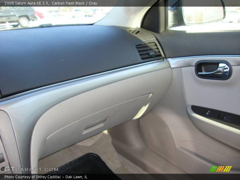 Carbon Flash Black / Gray 2008 Saturn Aura XE 3.5