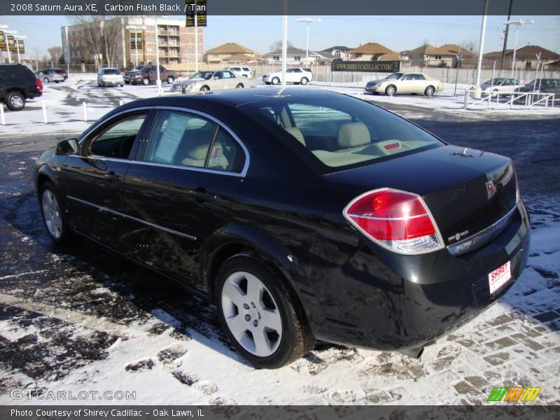 Carbon Flash Black / Tan 2008 Saturn Aura XE