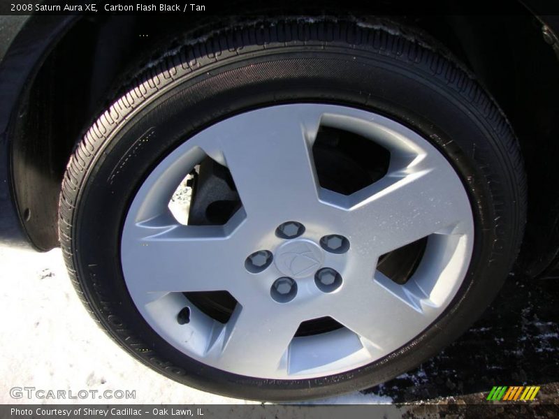 Carbon Flash Black / Tan 2008 Saturn Aura XE