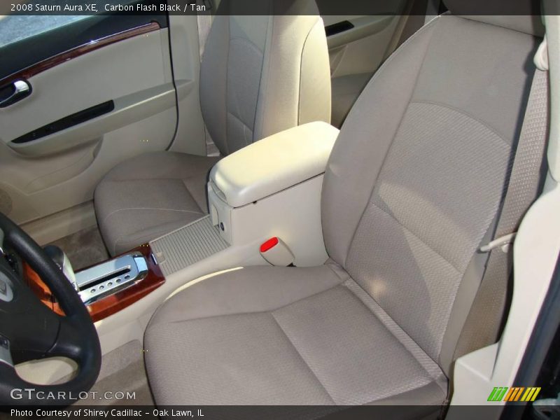Carbon Flash Black / Tan 2008 Saturn Aura XE