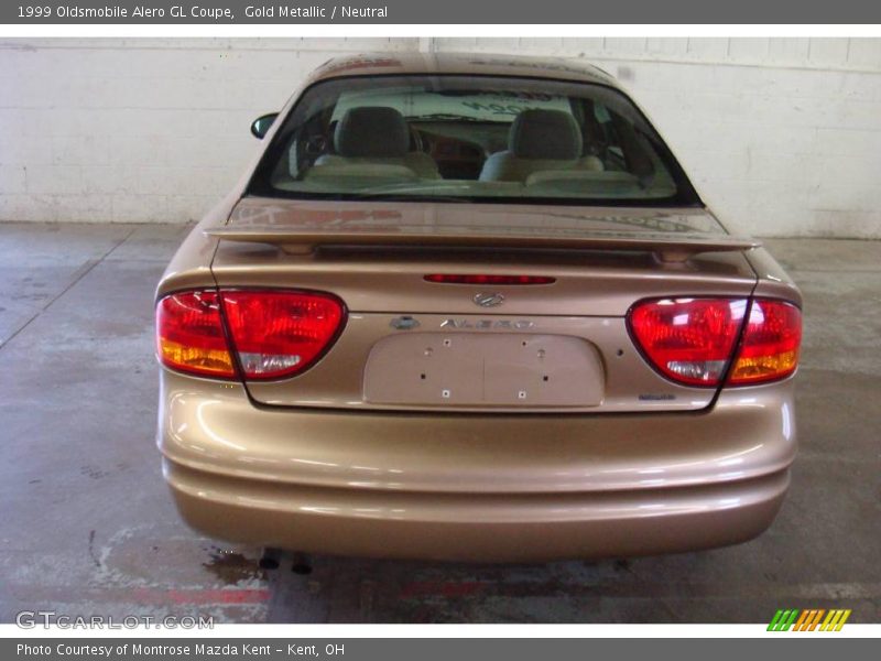 Gold Metallic / Neutral 1999 Oldsmobile Alero GL Coupe