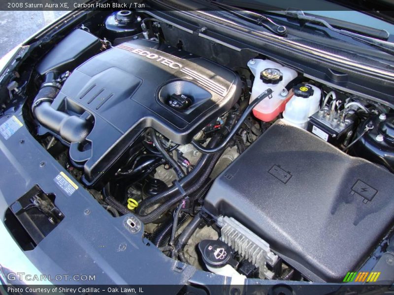Carbon Flash Black / Tan 2008 Saturn Aura XE