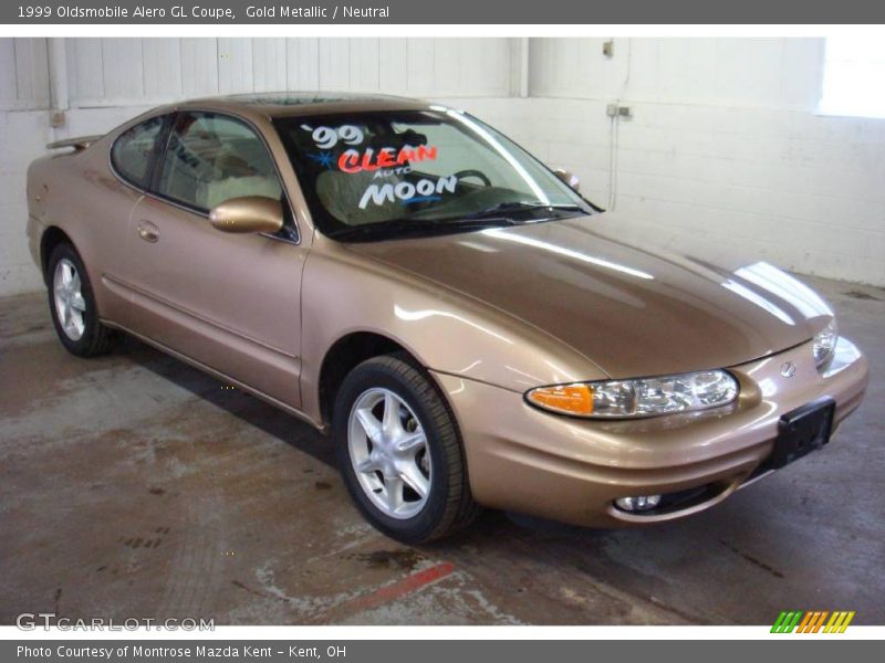 Gold Metallic / Neutral 1999 Oldsmobile Alero GL Coupe