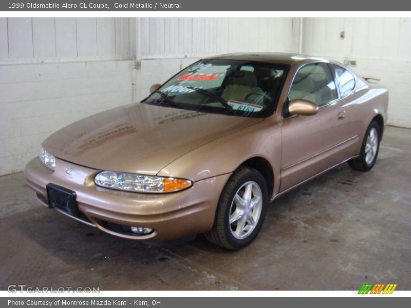 Gold Metallic / Neutral 1999 Oldsmobile Alero GL Coupe